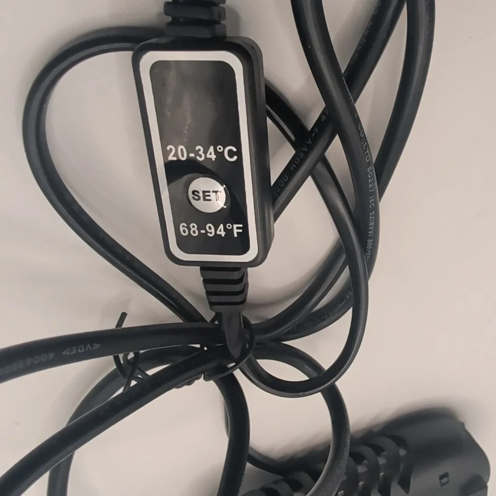 H7 Aquarium Heater 25W Black Submersible Fish Tank Digital Controller IP68